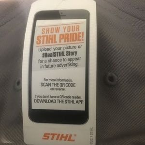 Stihl Vintage Gray Maroon Brand New!